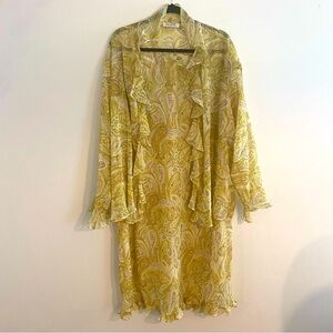 Selene Sport Paisley Skirt and Blouse Set